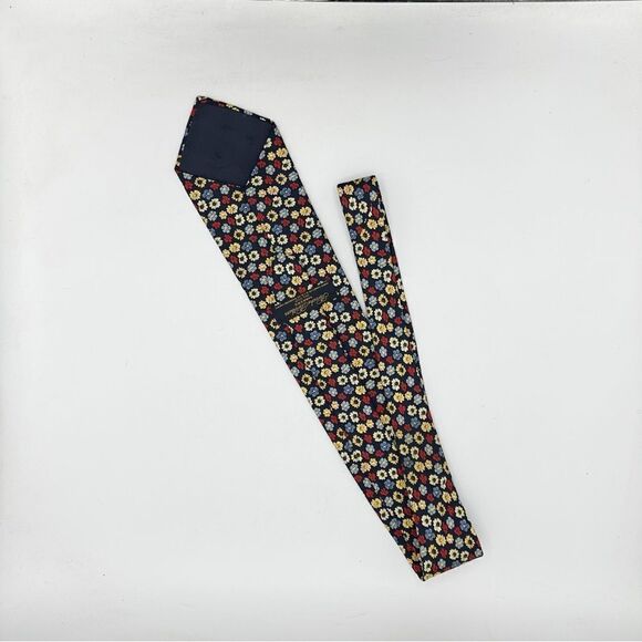 Brooks Brothers Floral Tie - Red, Yellow, Blue - Picture 7 of 11